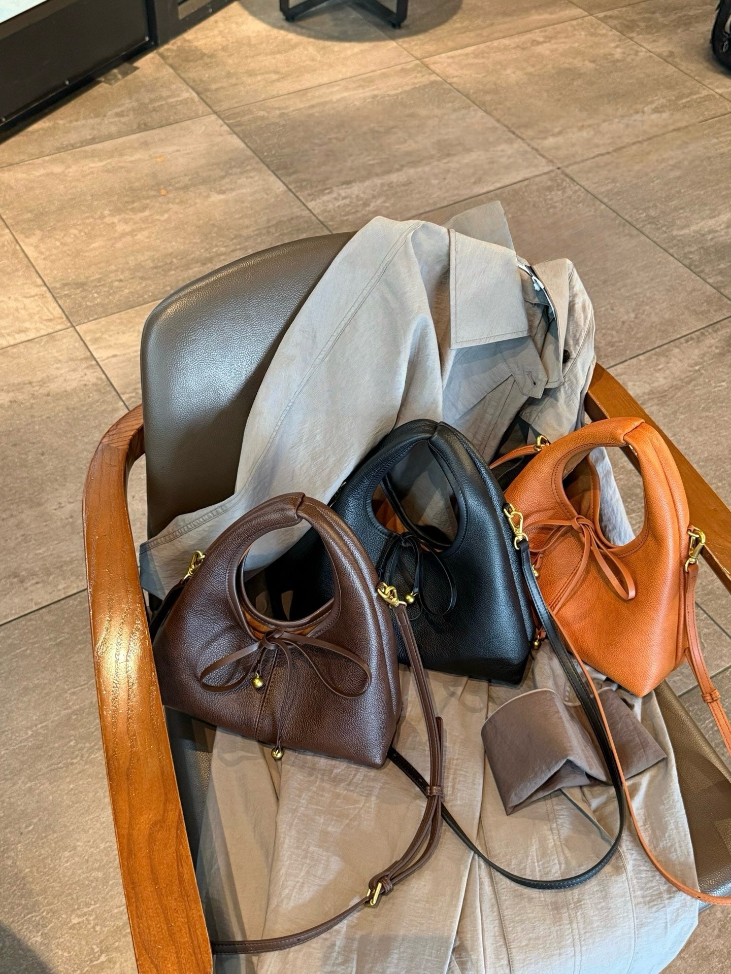 Mini Bow Handbag with Crossbody Strap