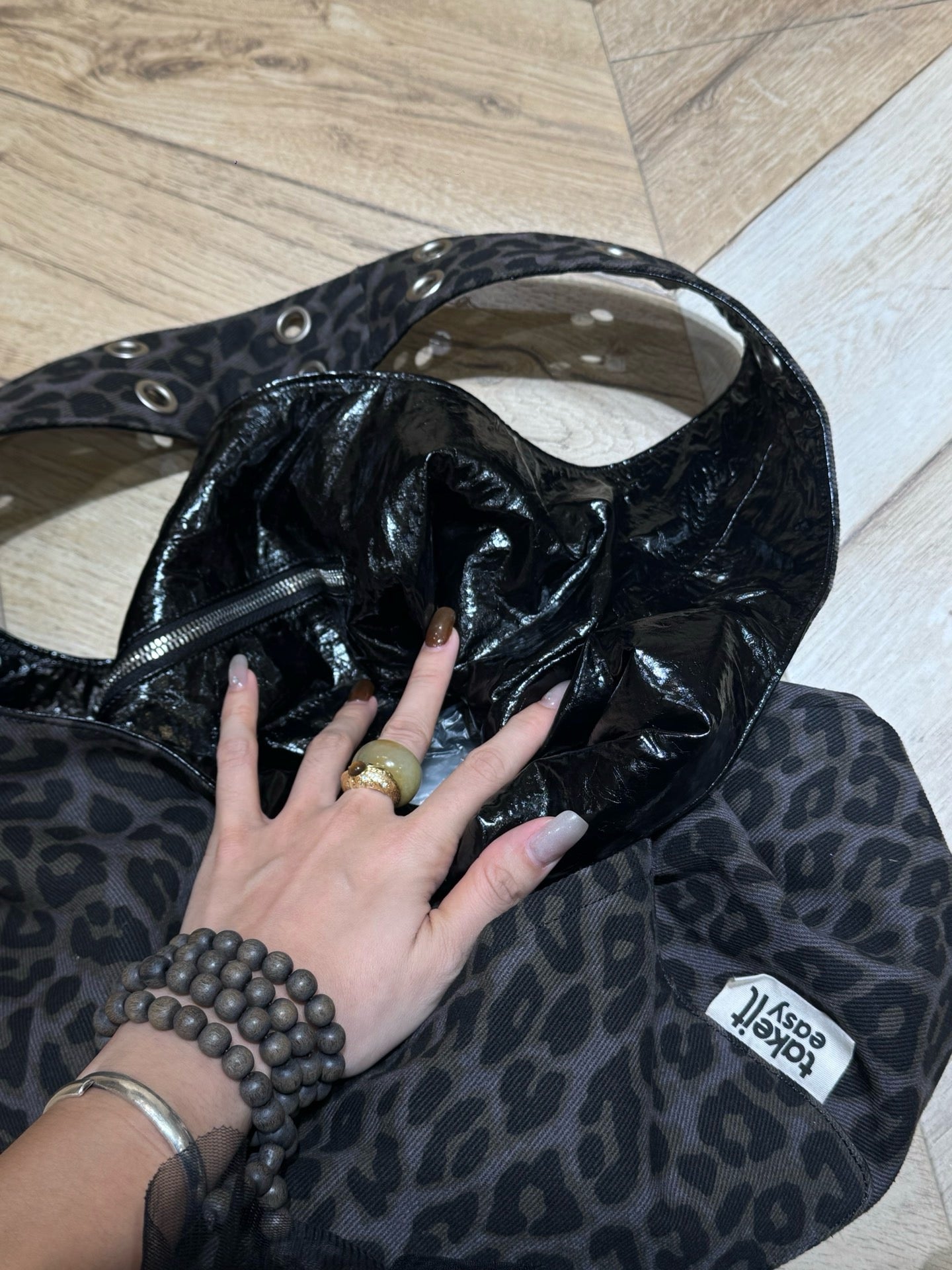 Leopard Print Shoulder Bag