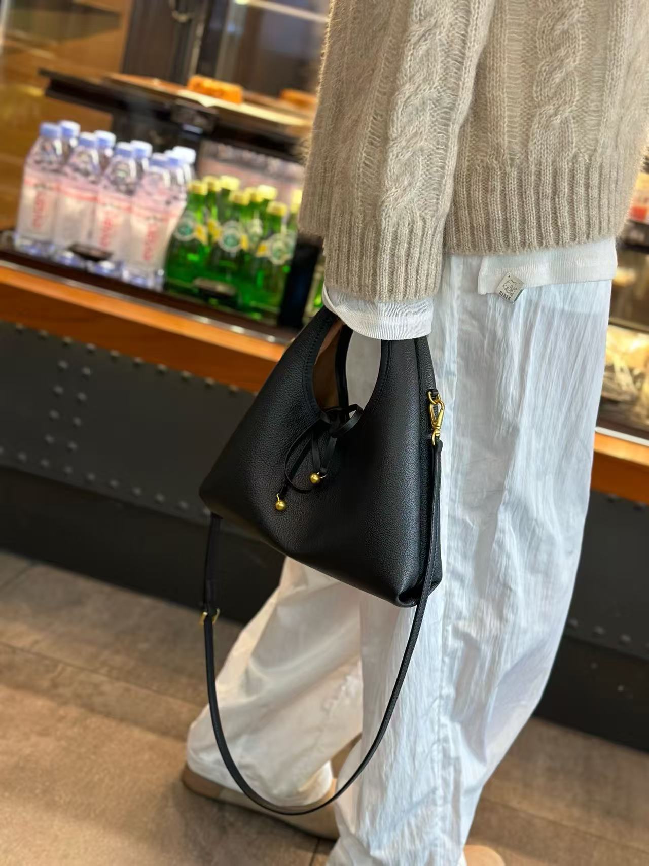 Mini Bow Handbag with Crossbody Strap