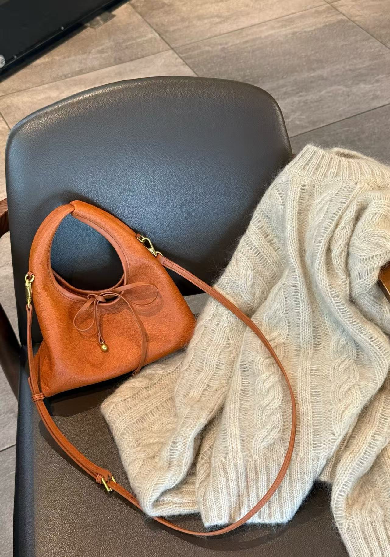 Mini Bow Handbag with Crossbody Strap