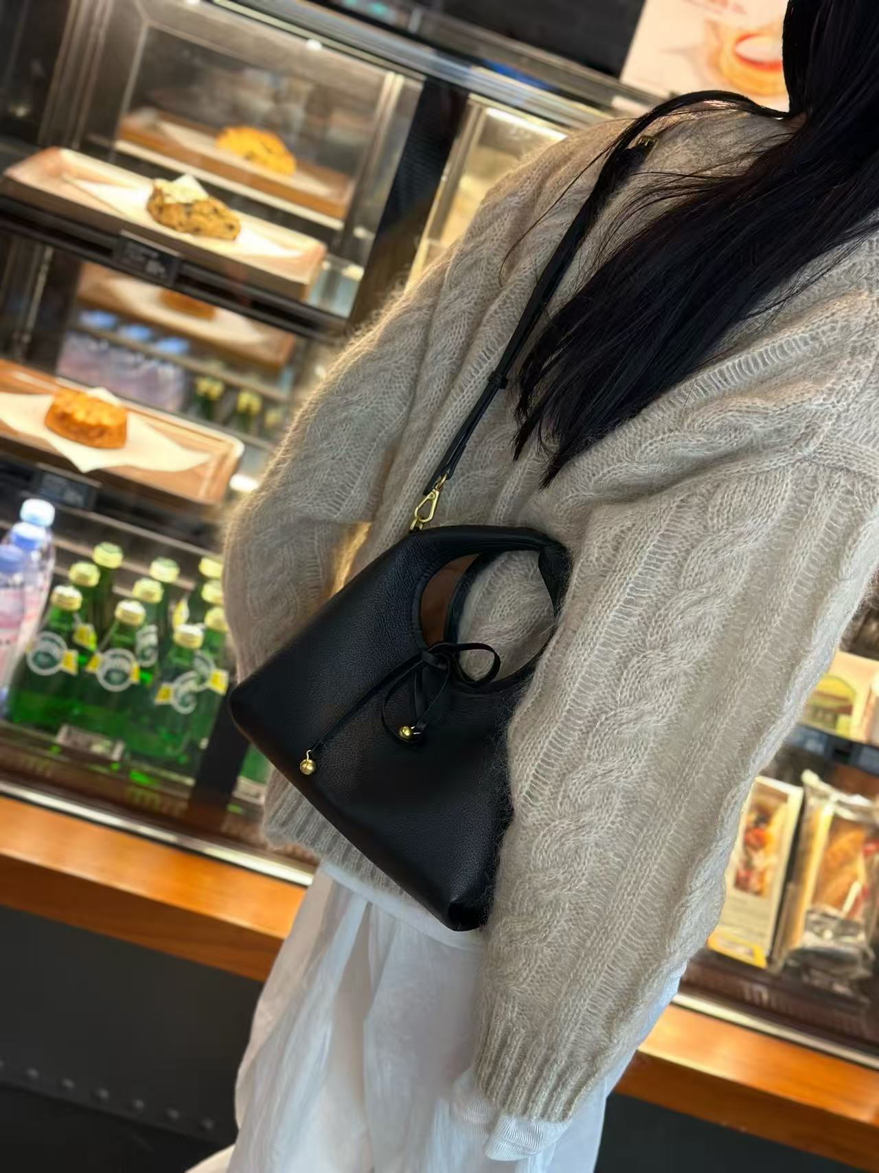 Mini Bow Handbag with Crossbody Strap