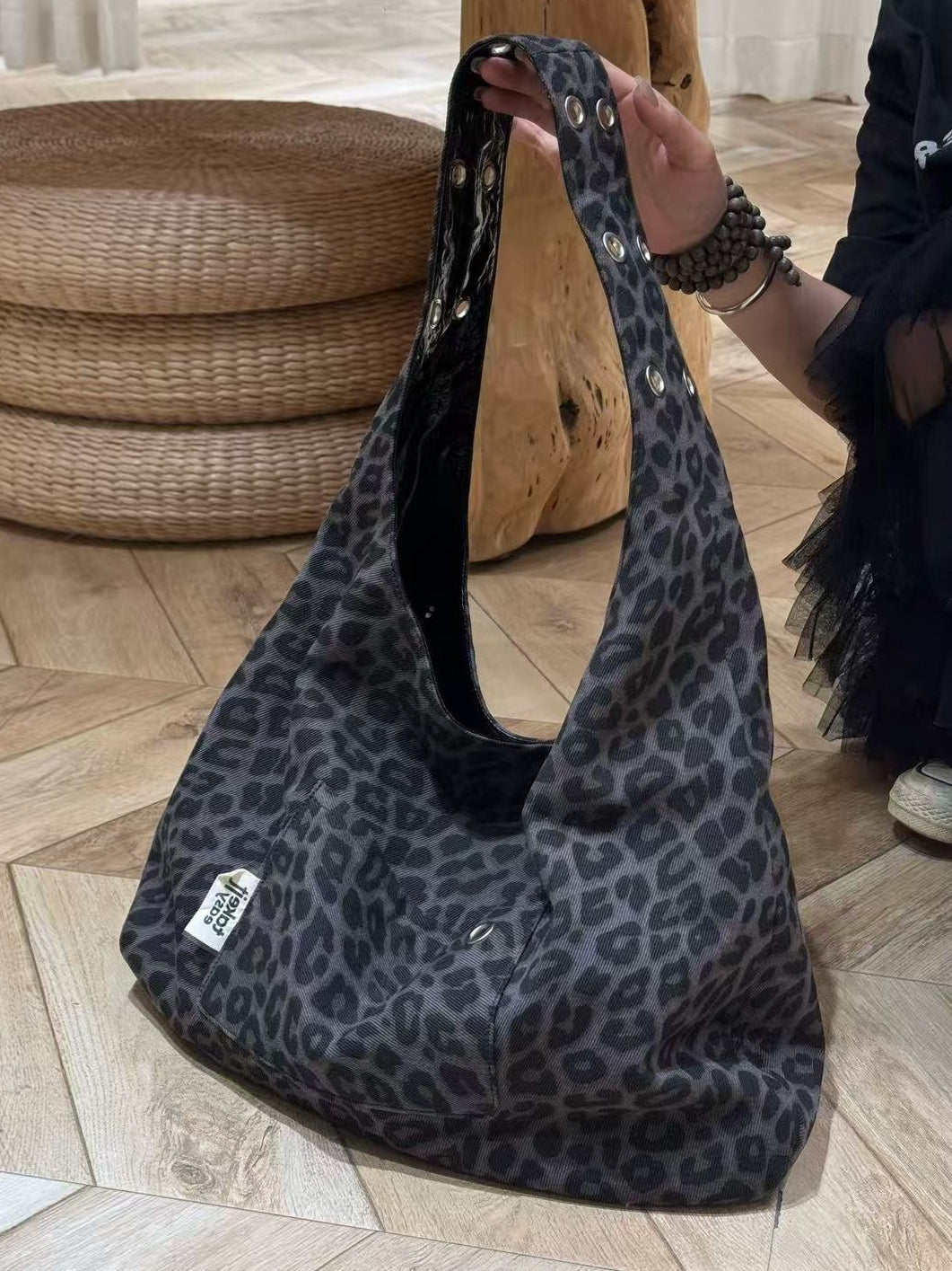 Leopard Print Shoulder Bag